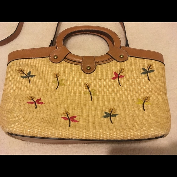 fossil straw purse